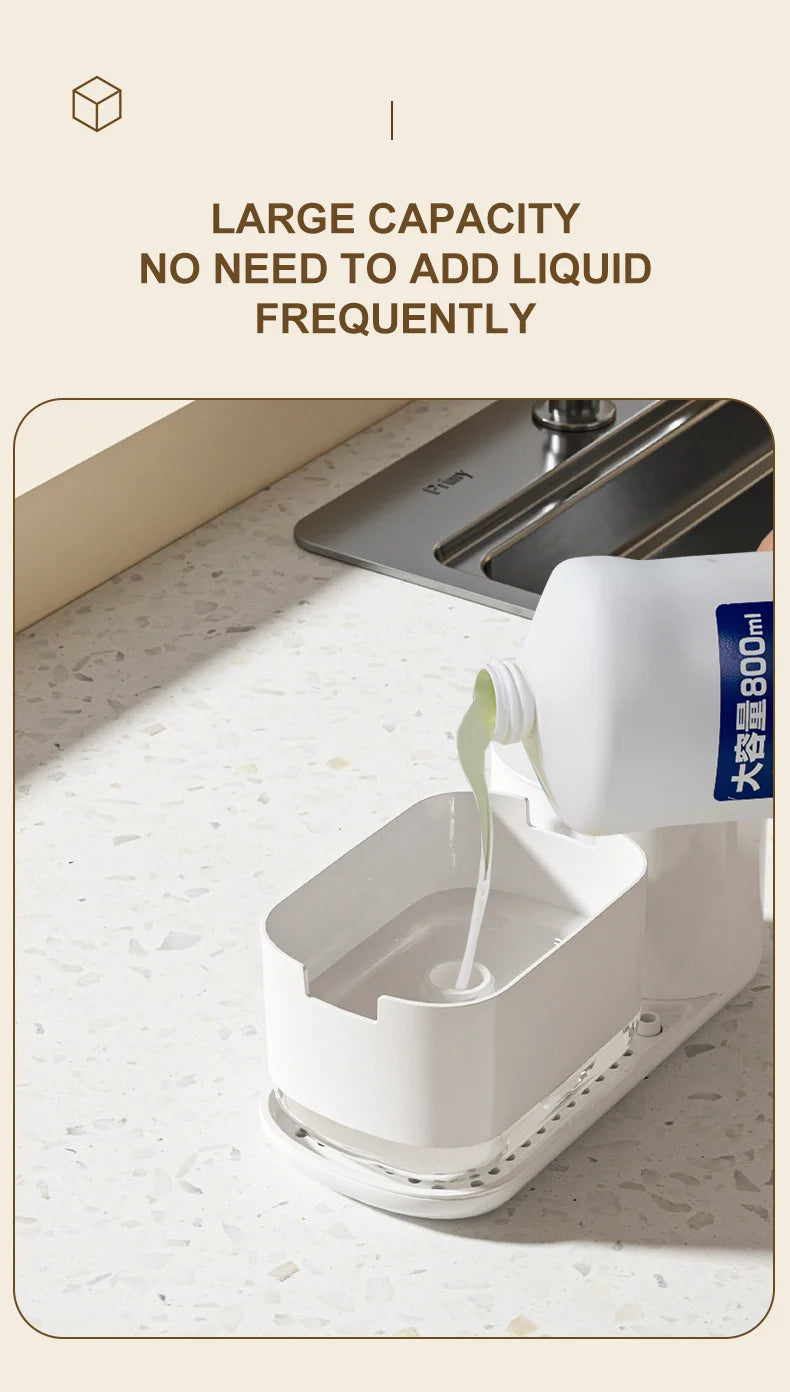 Multi-Functional Hand and Dish Soap Dispenser