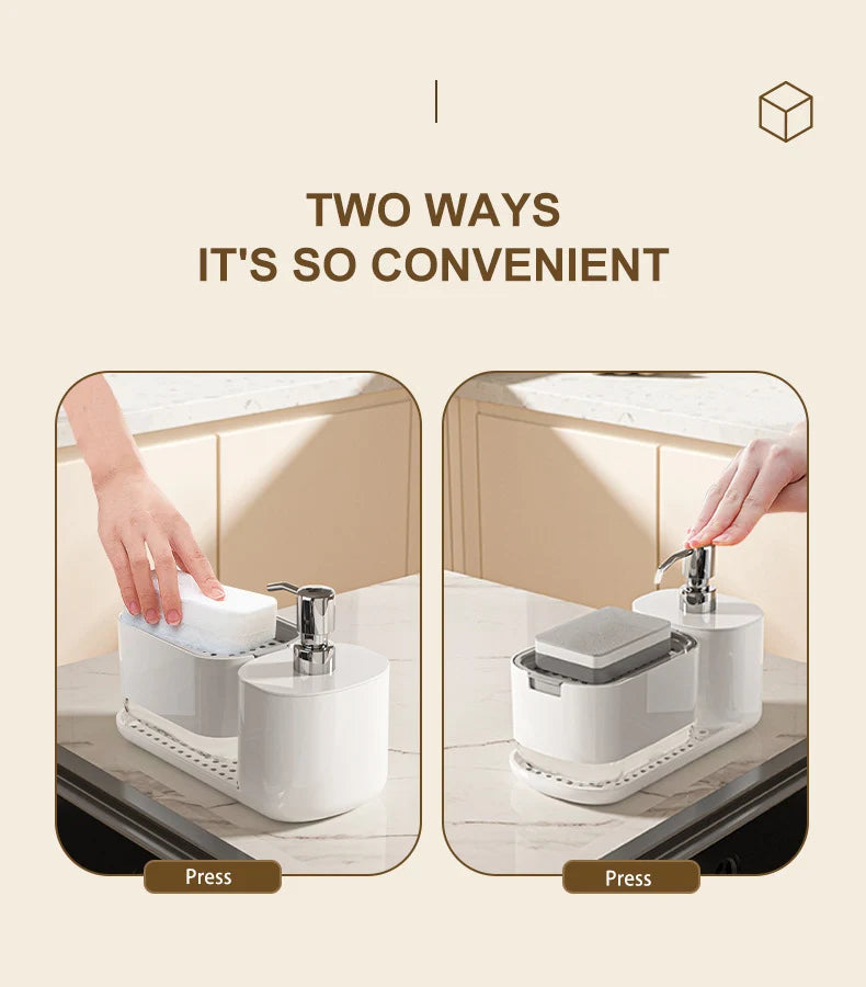 Multi-Functional Hand and Dish Soap Dispenser