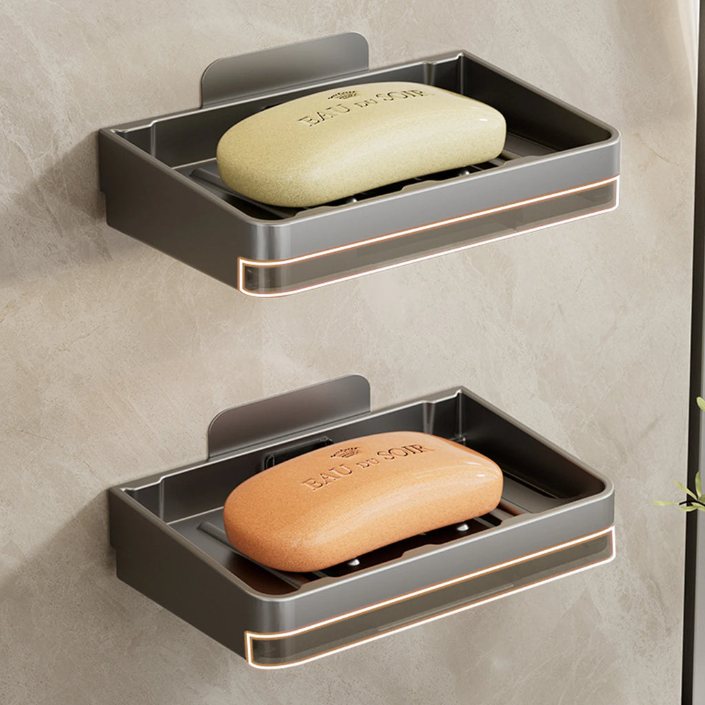 Wall Soap Dish Suction Cup for Bathroom Kitchen
