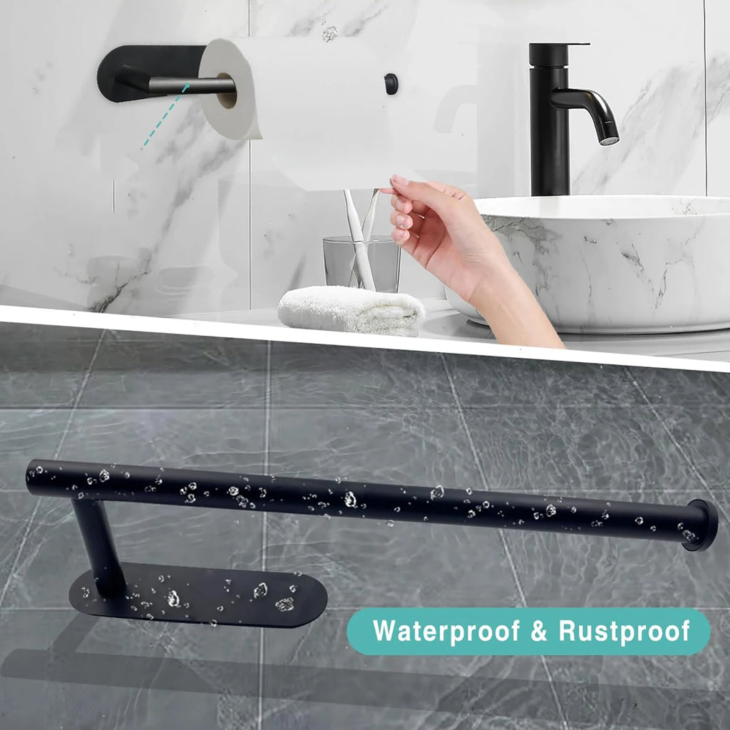 Portarrollos Adhesivo de Pared - Soporte para Papel de Cocina