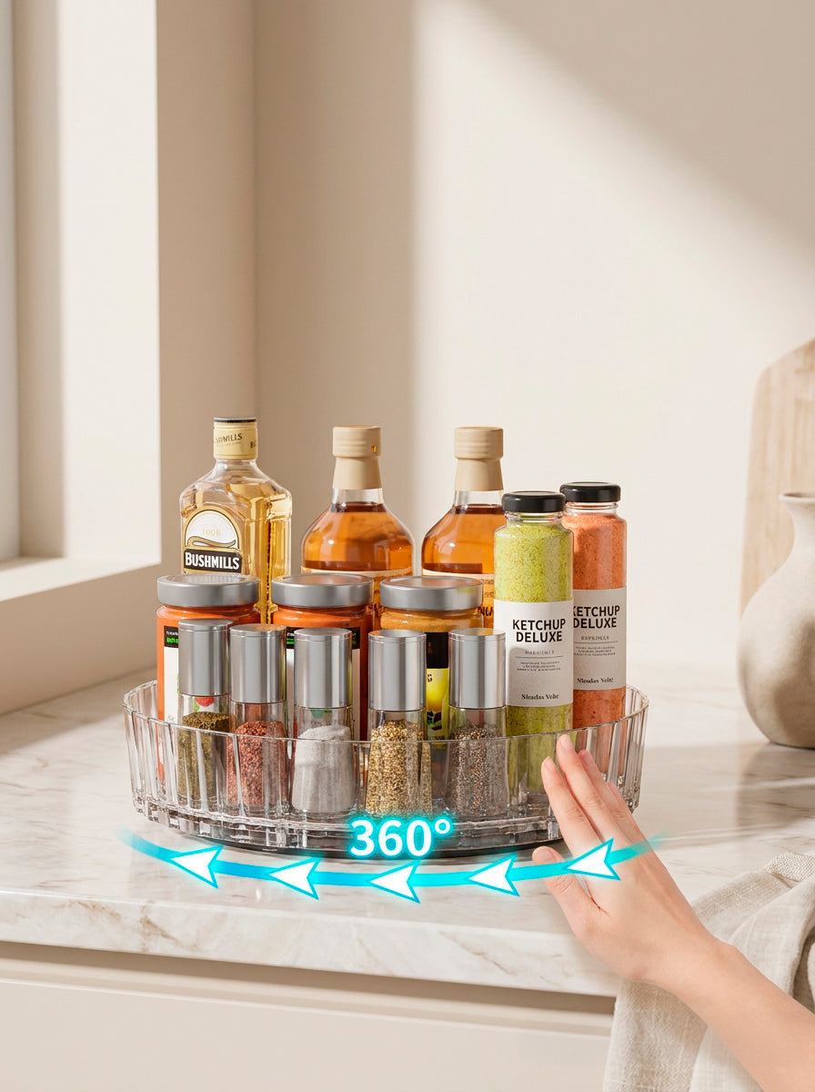 Especiero Giratorio 360° - Organizador de Especias para Encimera