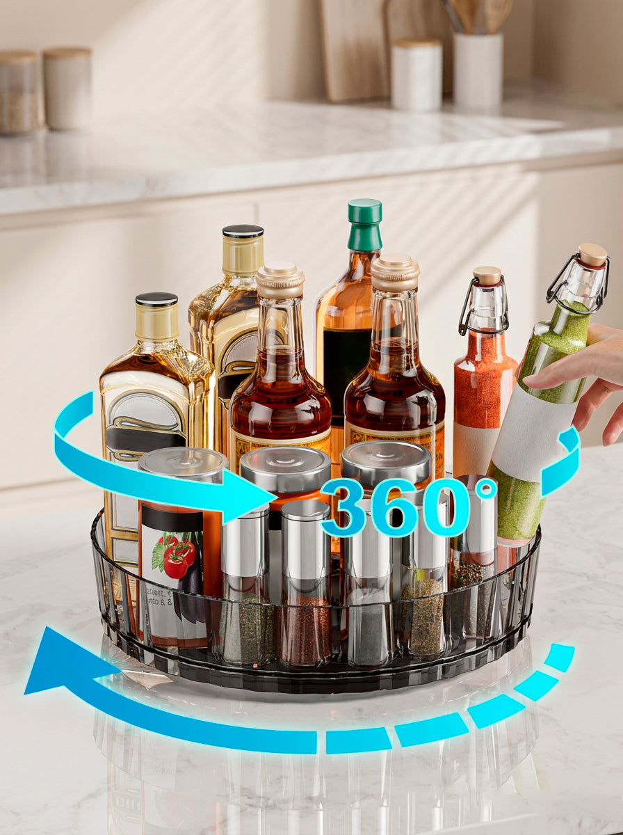 Especiero Giratorio 360° - Organizador de Especias para Encimera